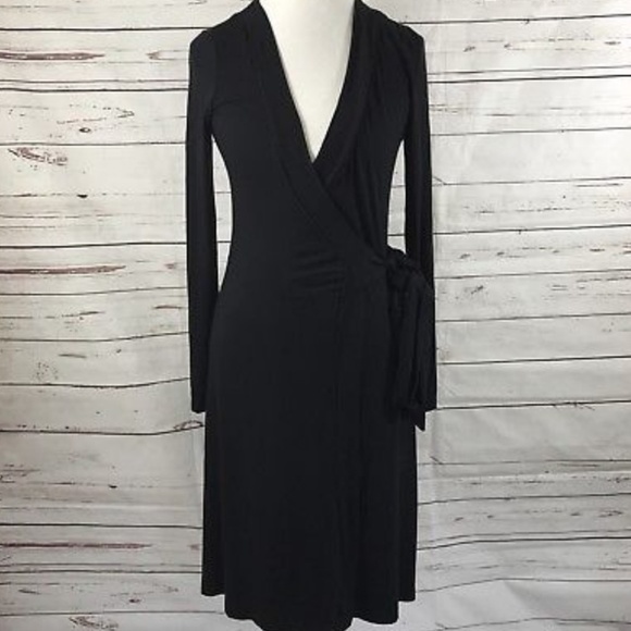 Banana Republic Dresses & Skirts - Banana Republic Black Wrap Dress Size Small